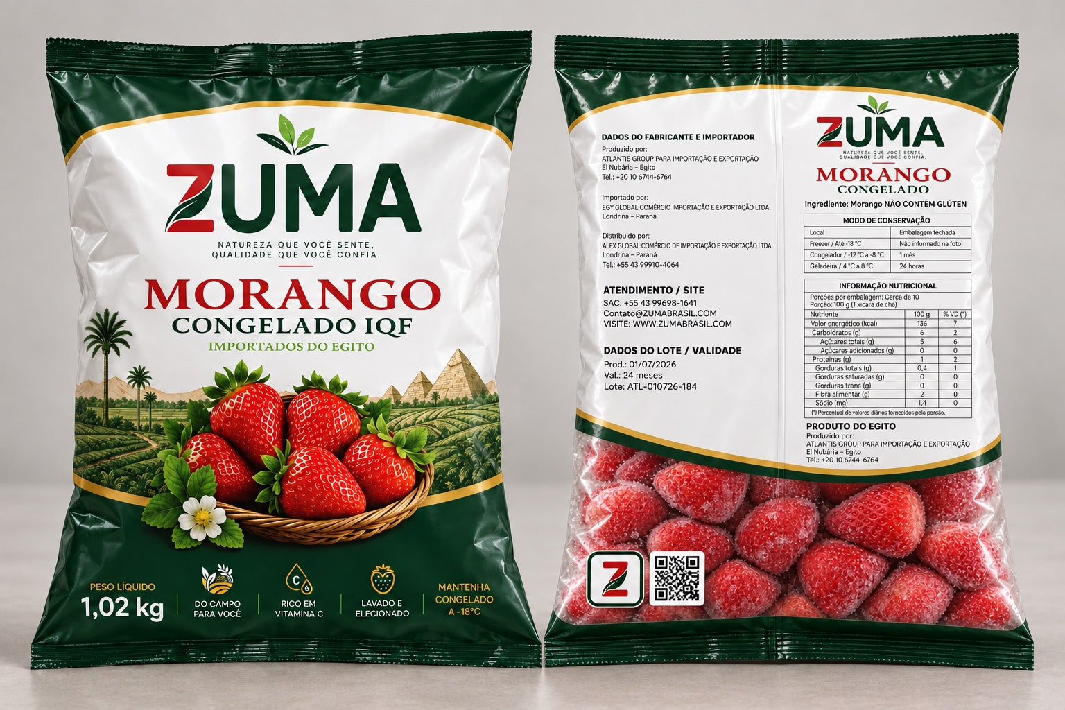 Morango IQF · ZUMA